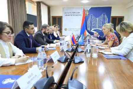 Геворг Папоян: Для нас является приоритетом расширение программ сотрудничества с соответствующими структурами ООН для достижения целей устойчивого развития