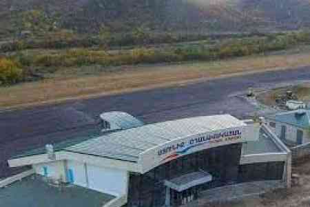 Из аэропорта Сюник в 2024 году был совершен 71 рейс в направлении Ереван-Капан- Ереван