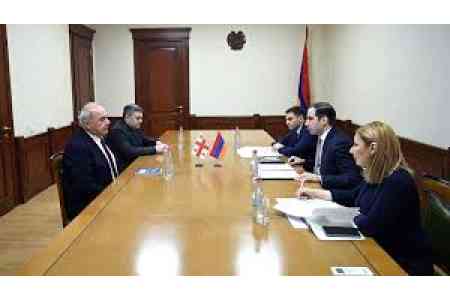 Глава КГД Армении и посол Грузии обсудили программы модернизации пограничных КПП и создании совместного контрольно-пропускного пункта