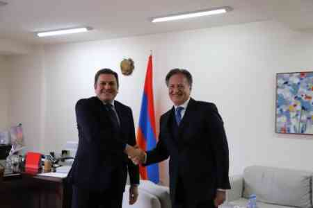 Посол Италии оценил усилия Армении по формированию благоприятной среды для иностранных инвестиций