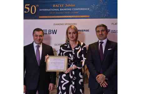 Converse Bank Receives BACEE Award for International Banking Cooperation at 50th Jubilee Conference
