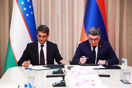 Комитет госдоходов Армении и Тамoженный комитет Узбекистана наладили сотрудничество